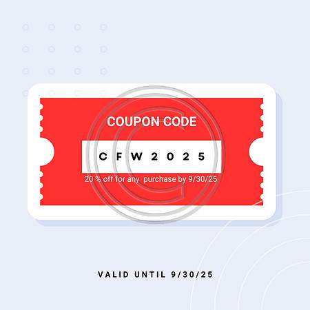 Soft Blue Minimal Discount Coupon Code Instagram Post