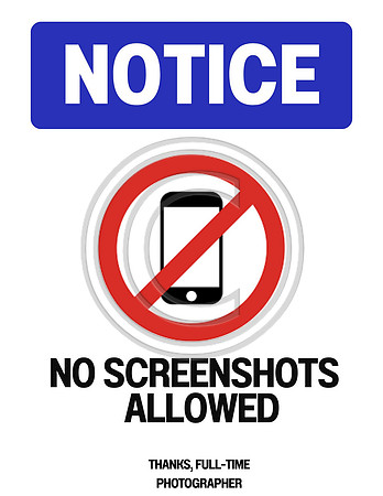 Notice No Photos Or Videos Allowed Sign Poster
